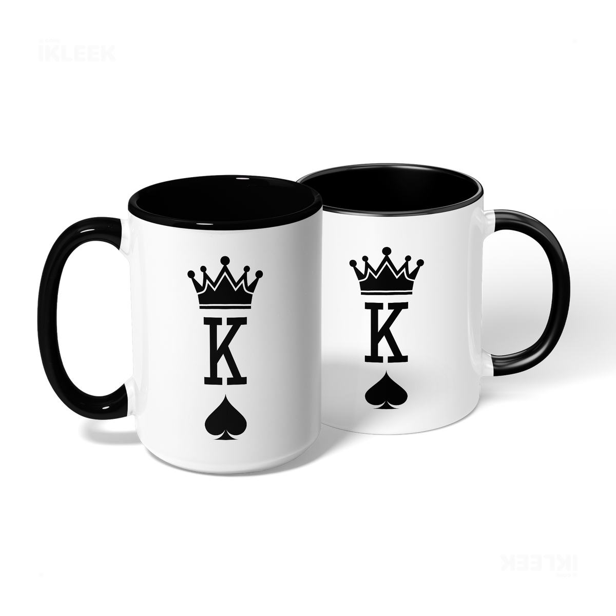 KingOfSpades Ceramic Mug 08 White Black