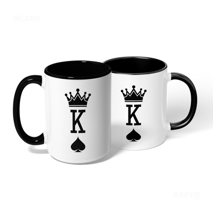 KingOfSpades Ceramic Mug 08 White Black
