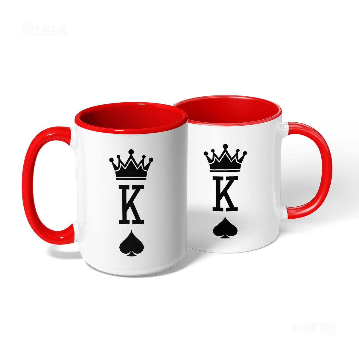 KingOfSpades Ceramic Mug 08 White Red