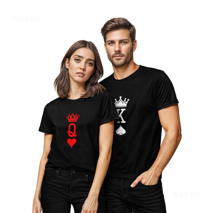 KingOfSpades Couple T Shirt 02 Black