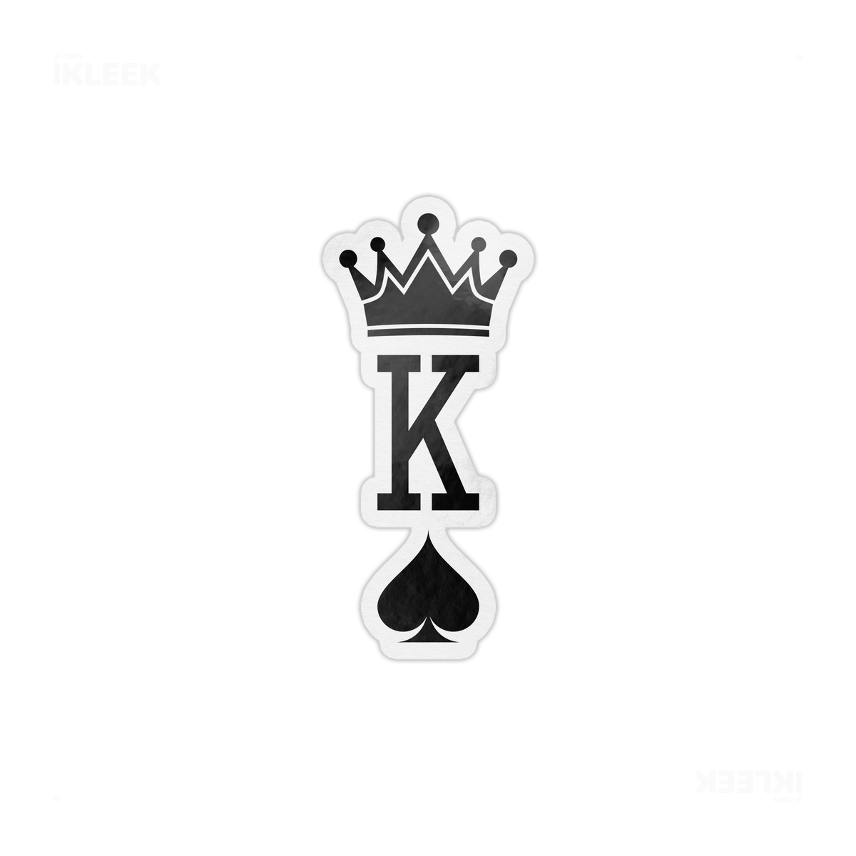 KingOfSpades Die Cut Magnet 01
