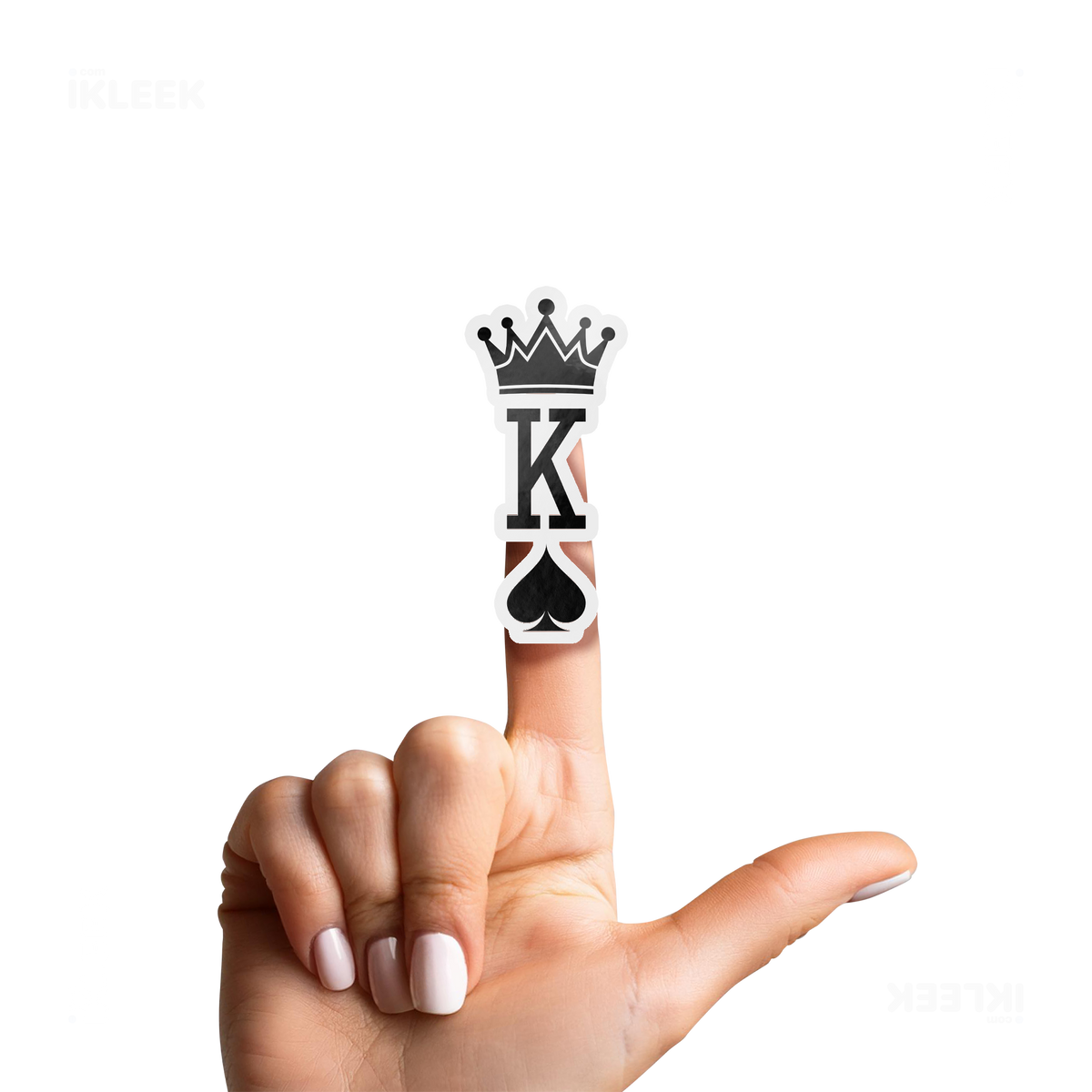 KingOfSpades Die Cut Outdoor Sticker 02 Clear