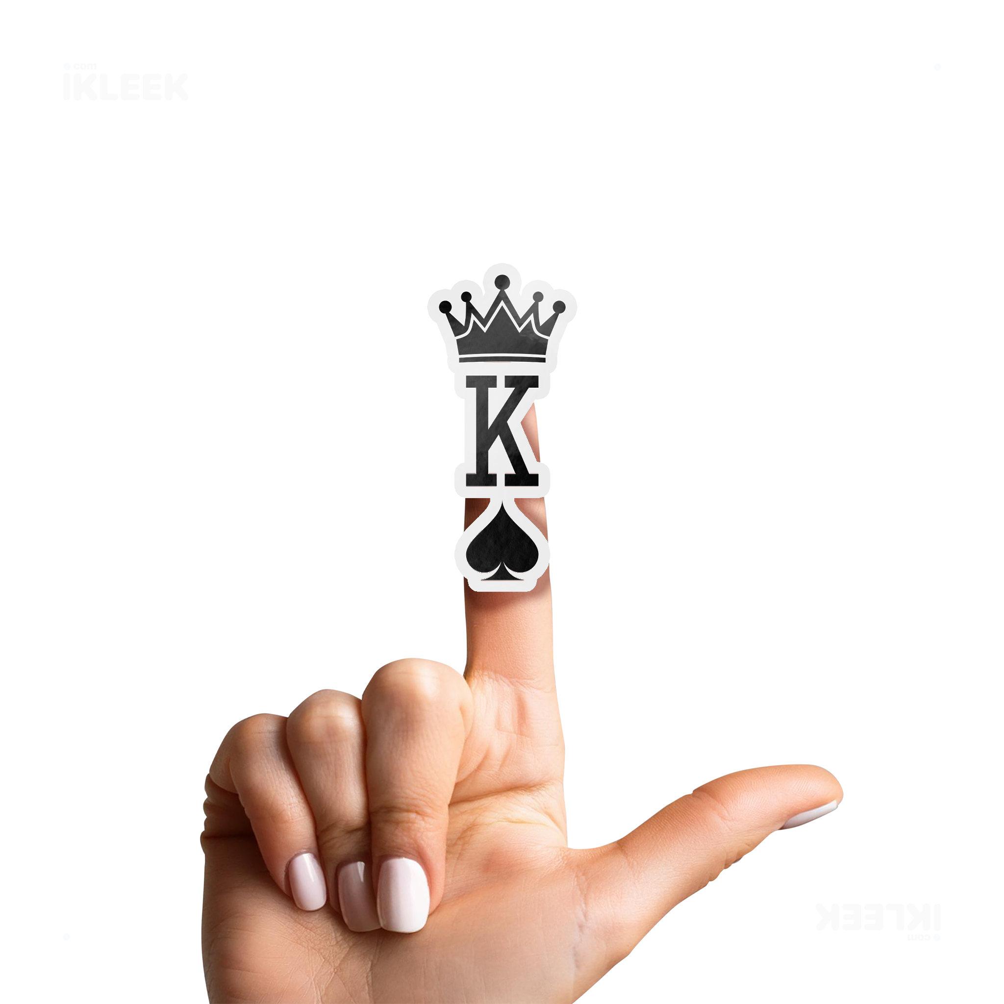 KingOfSpades Die Cut Outdoor Sticker 02 Clear