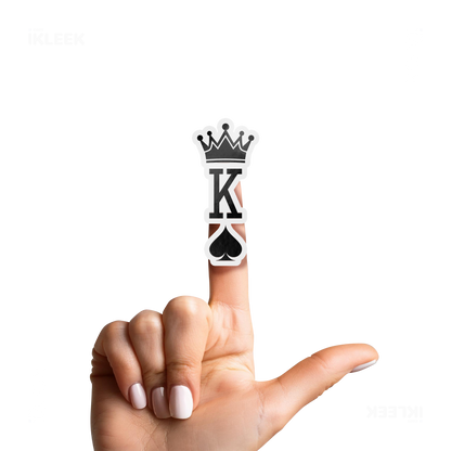 KingOfSpades Die Cut Outdoor Sticker 02 Clear