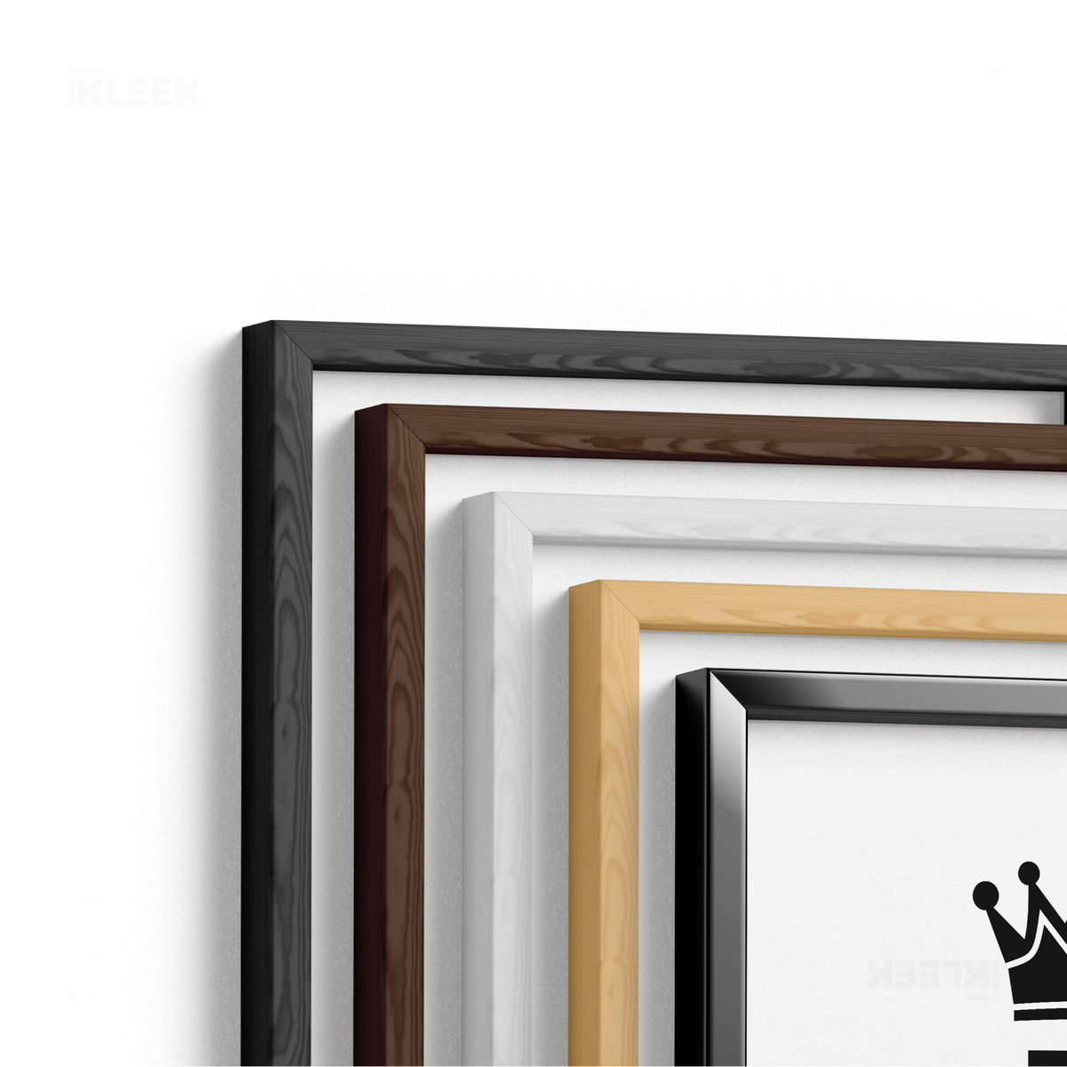 KingOfSpades Framed Poster 02 Dark Wood