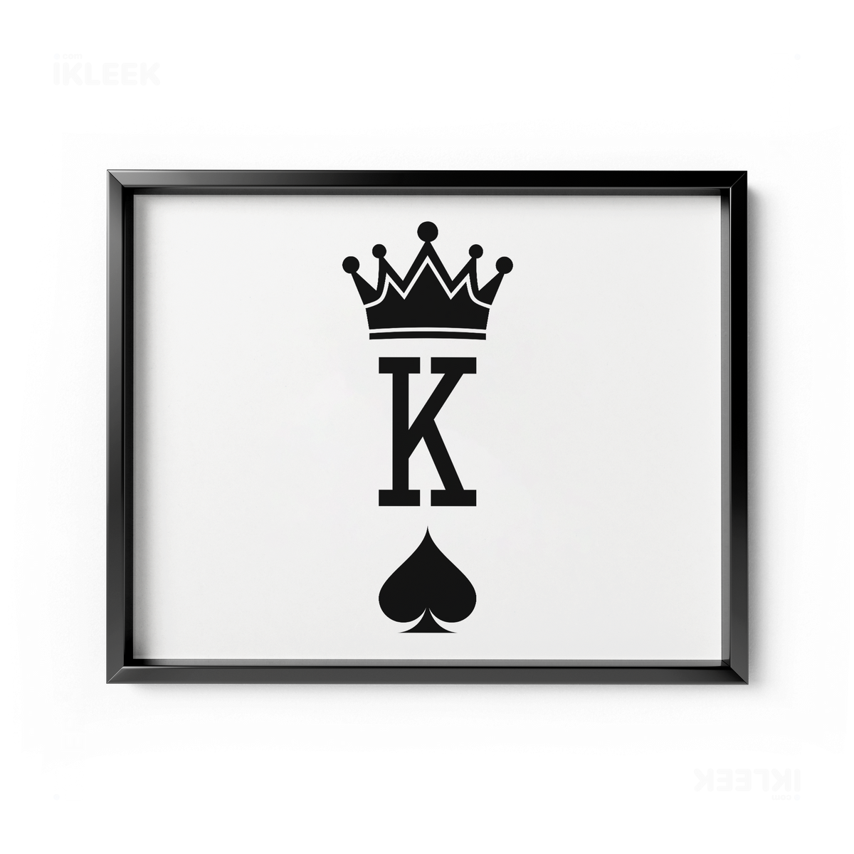 KingOfSpades Framed Poster 03 Black Aluminum