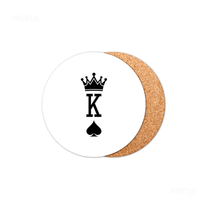 KingOfSpades High Gloss Coaster 01 Round