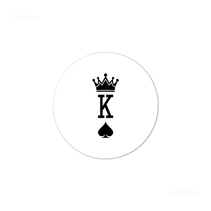 KingOfSpades High Gloss Coaster 03 Round