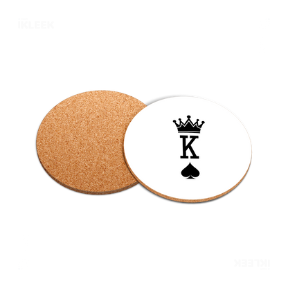 KingOfSpades High Gloss Coaster 05 Round