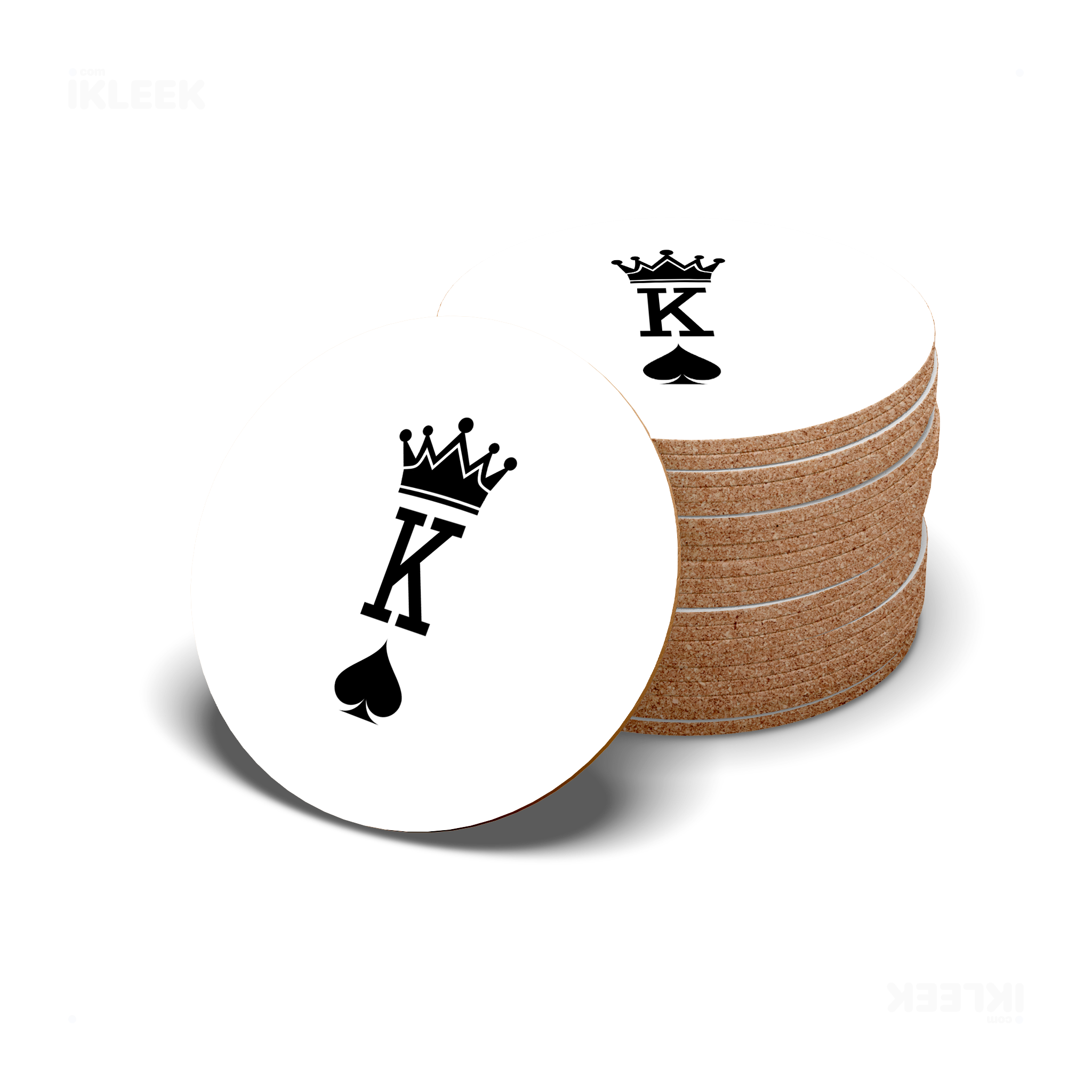 KingOfSpades High Gloss Coaster 06 Round
