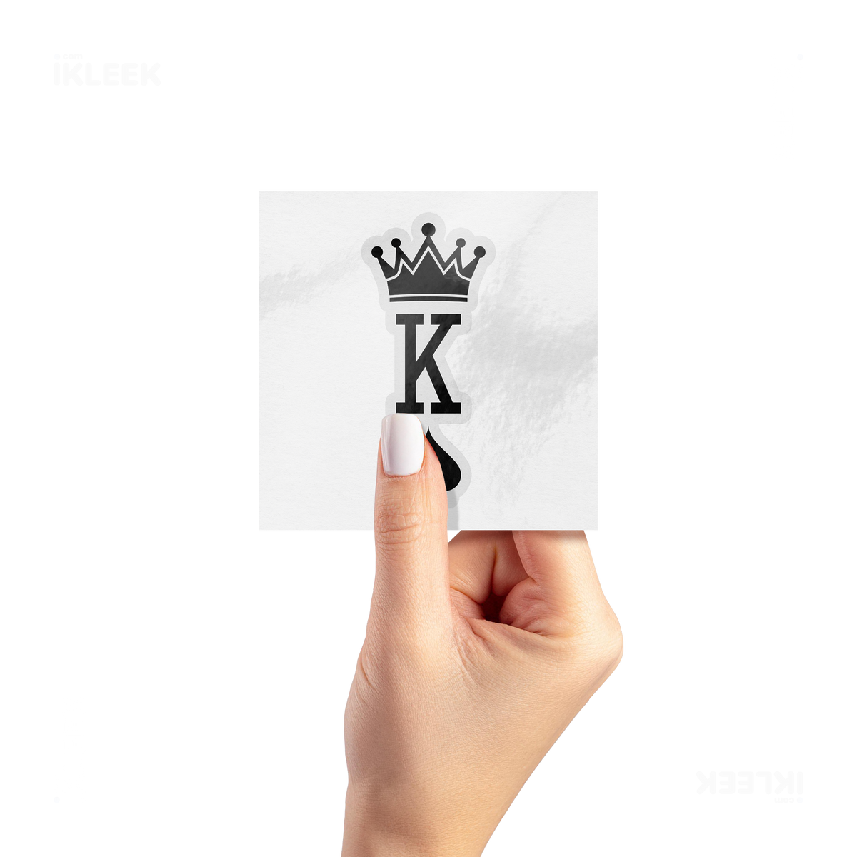 KingOfSpades Kiss Cut Sticker 02 Clear