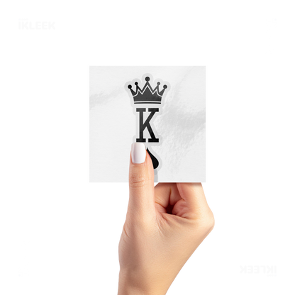 KingOfSpades Kiss Cut Sticker 02 Clear