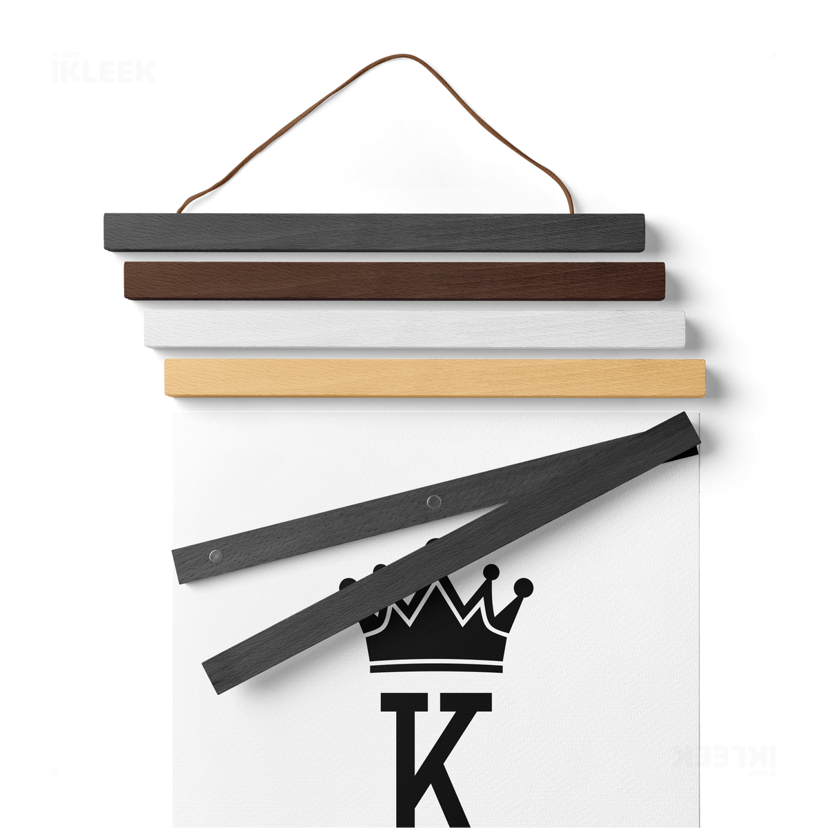 KingOfSpades Magnetic Hanger Poster 02 Dark Wood