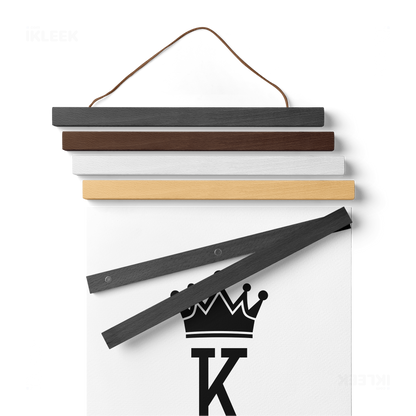 KingOfSpades Magnetic Hanger Poster 02 White Wood