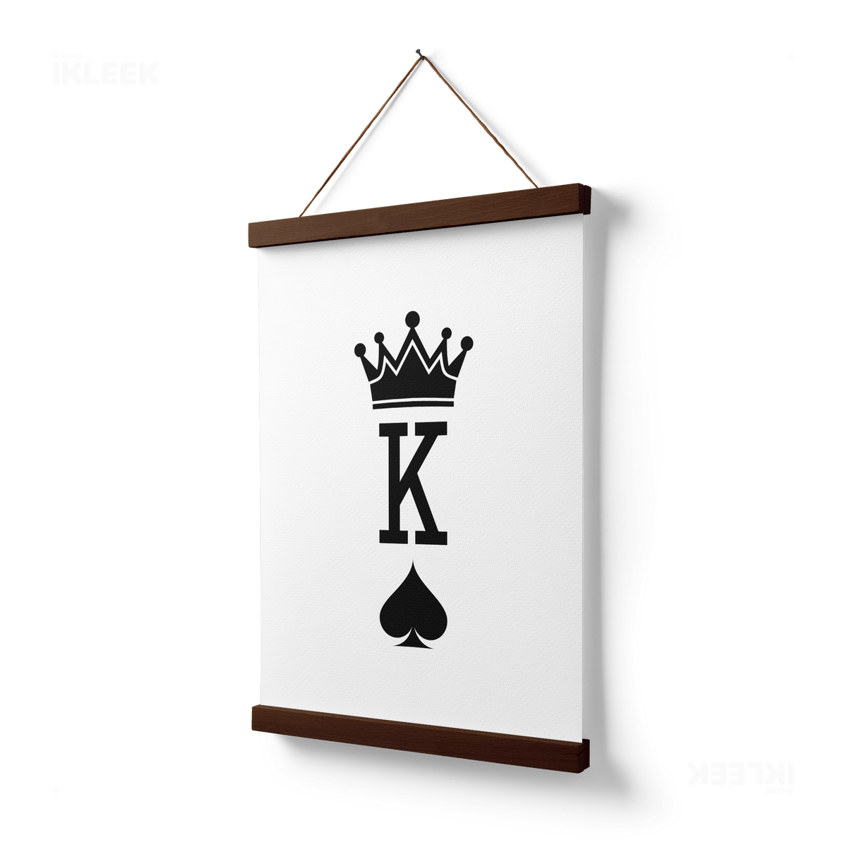 KingOfSpades Magnetic Hanger Poster 03 Dark Wood