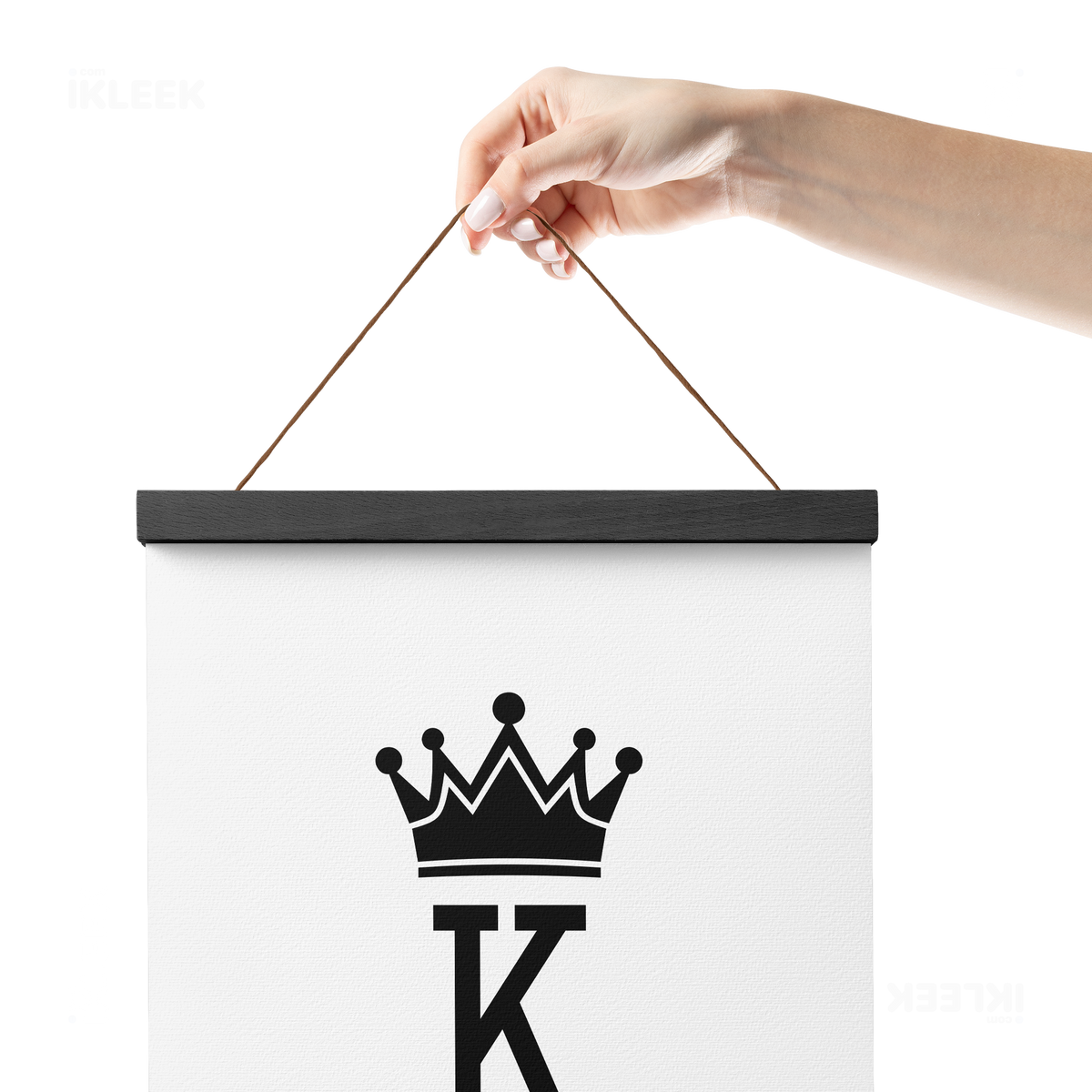 KingOfSpades Magnetic Hanger Poster 05 Black Wood
