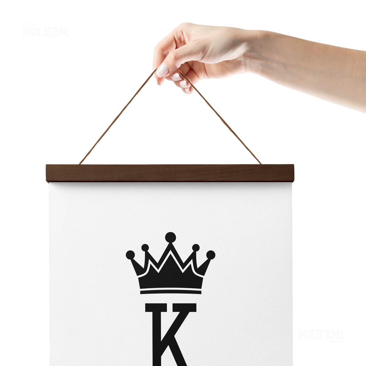 KingOfSpades Magnetic Hanger Poster 05 Dark Wood
