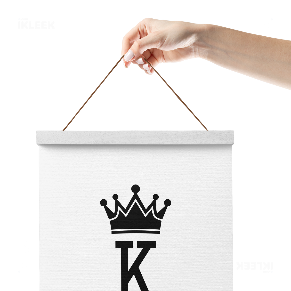 KingOfSpades Magnetic Hanger Poster 05 White Wood