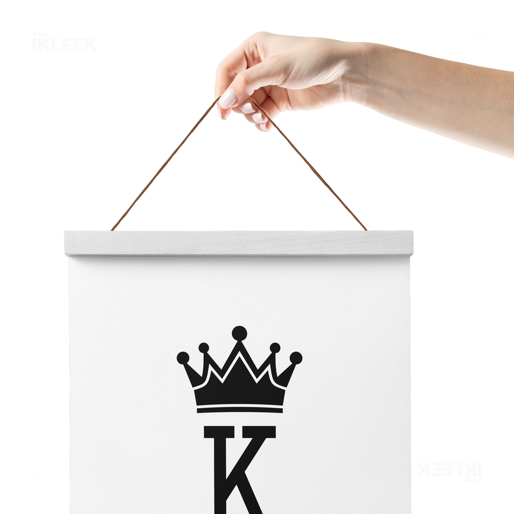KingOfSpades Magnetic Hanger Poster 05 White Wood