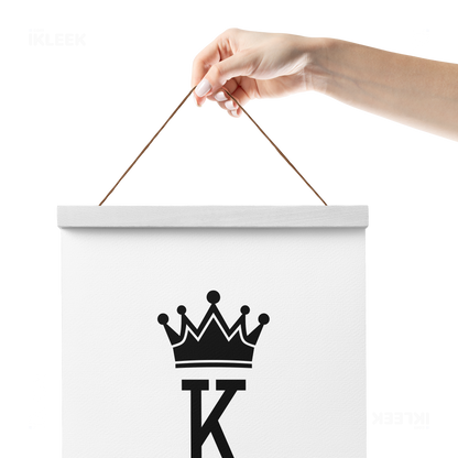 KingOfSpades Magnetic Hanger Poster 05 White Wood