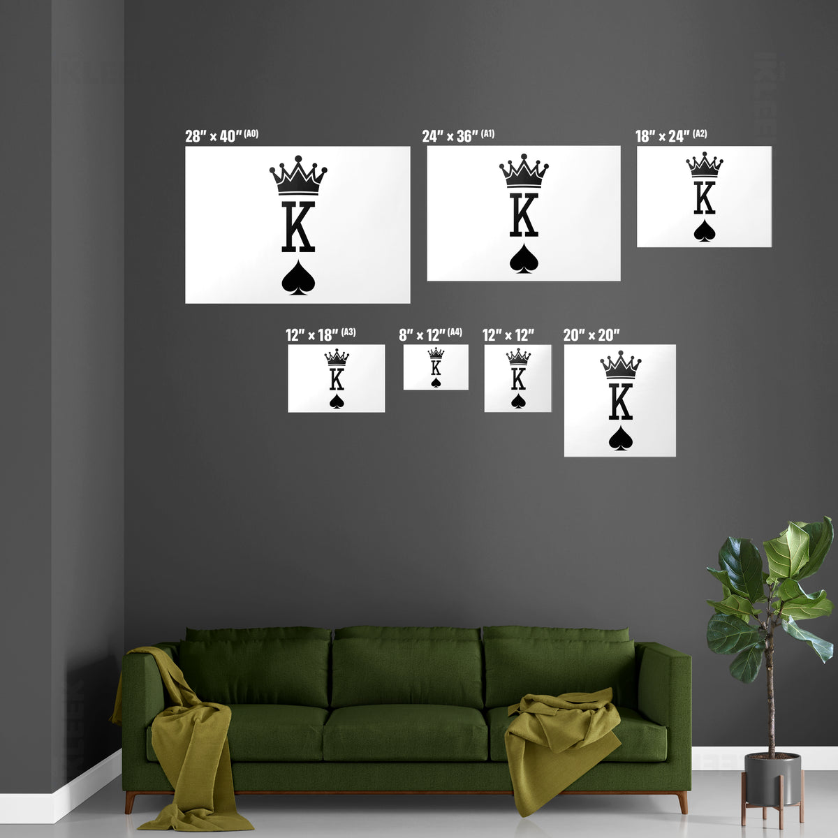 KingOfSpades Magnetic Hanger Poster 07 White Wood