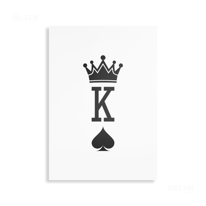 KingOfSpades Metallic Print 01 Aluminum