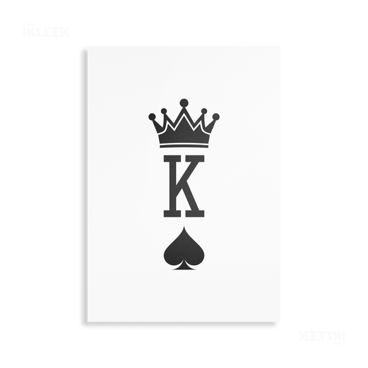 KingOfSpades Metallic Print 01 Aluminum