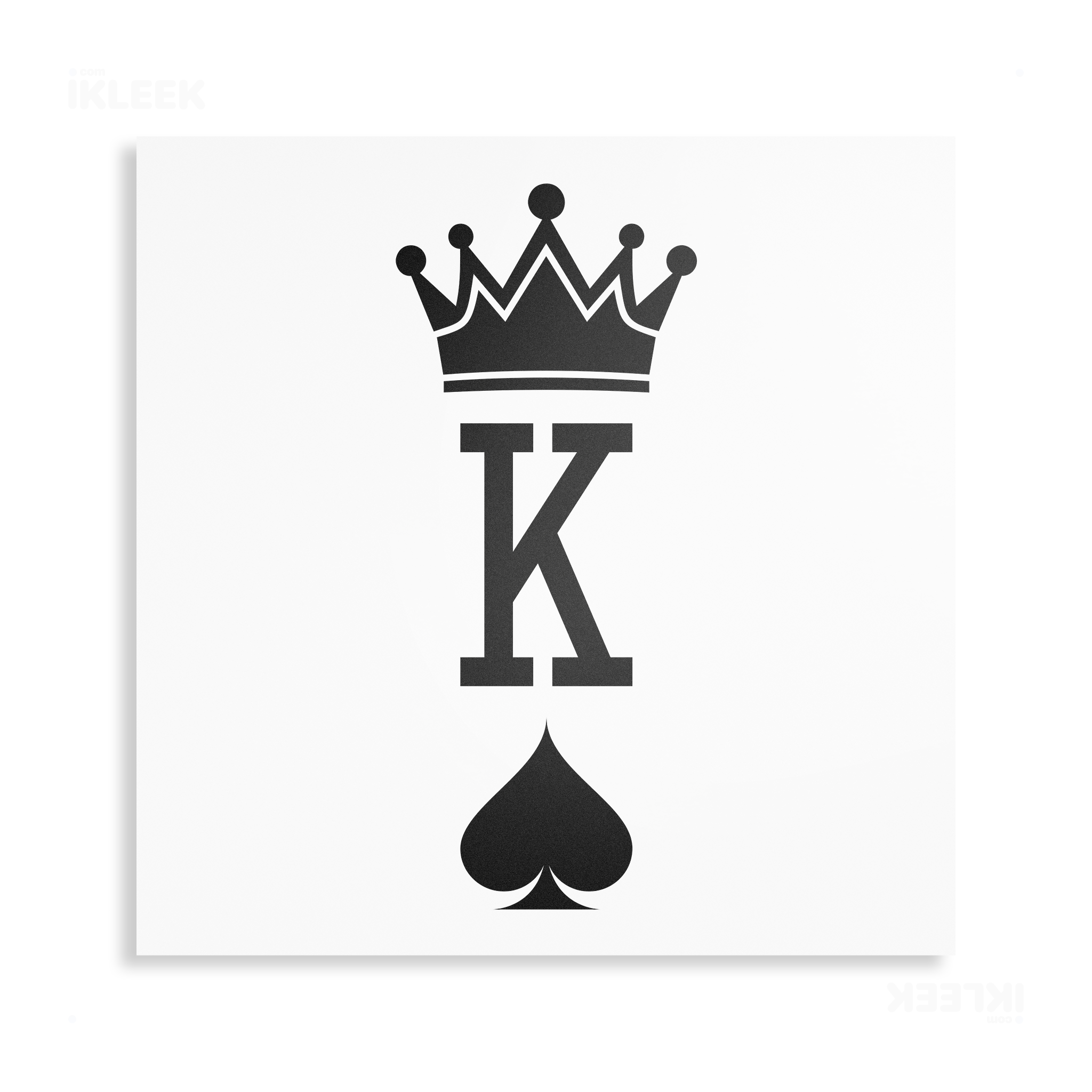 KingOfSpades Metallic Print 04 Aluminum