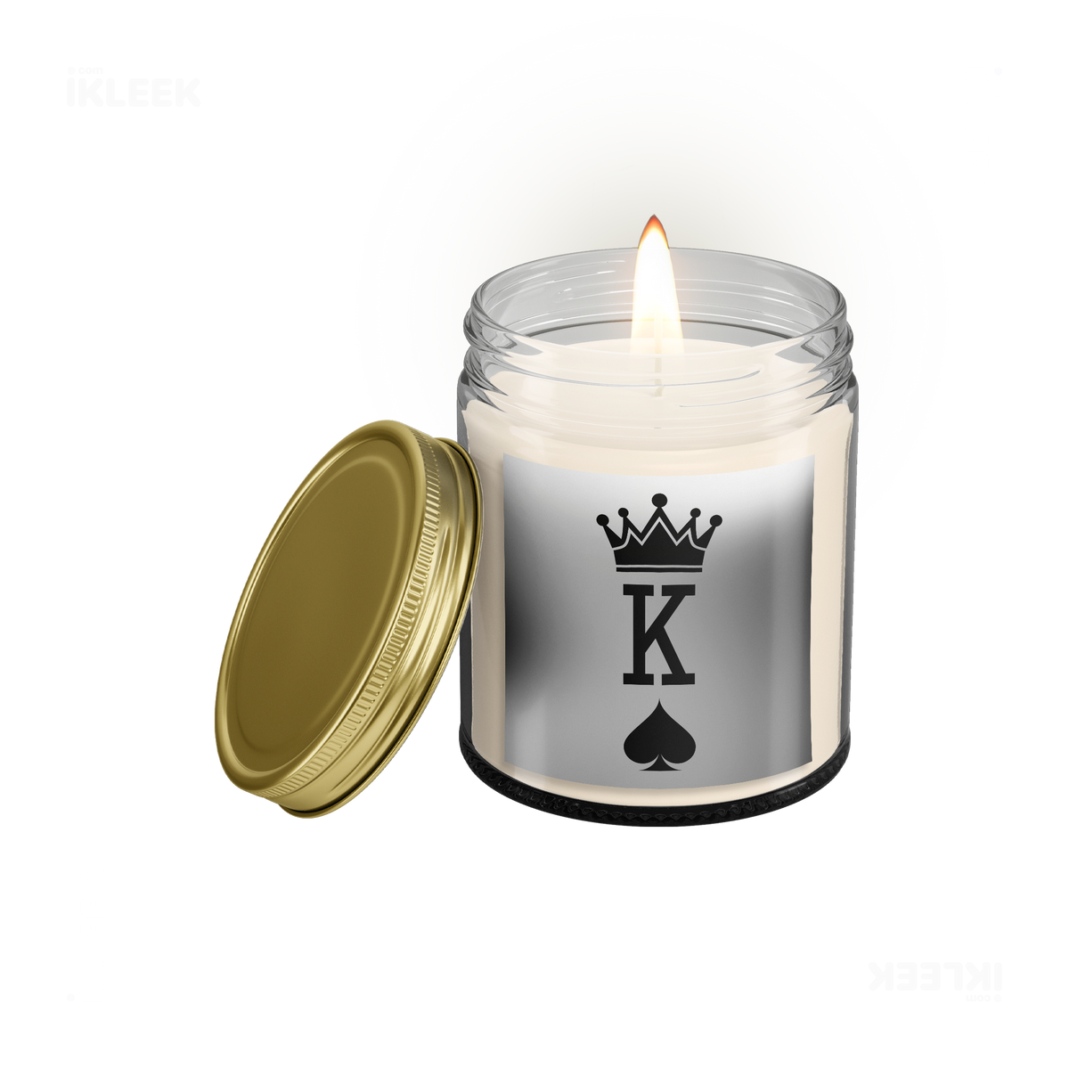 KingOfSpades Scented Candle 01 Clear