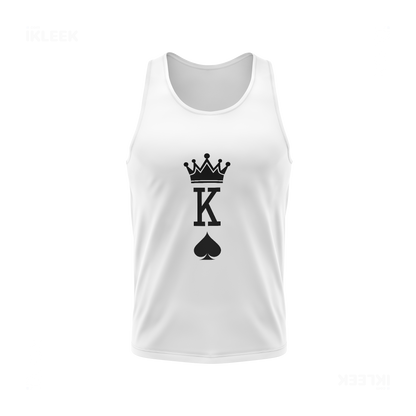 KingOfSpades Tank Tops 01 White
