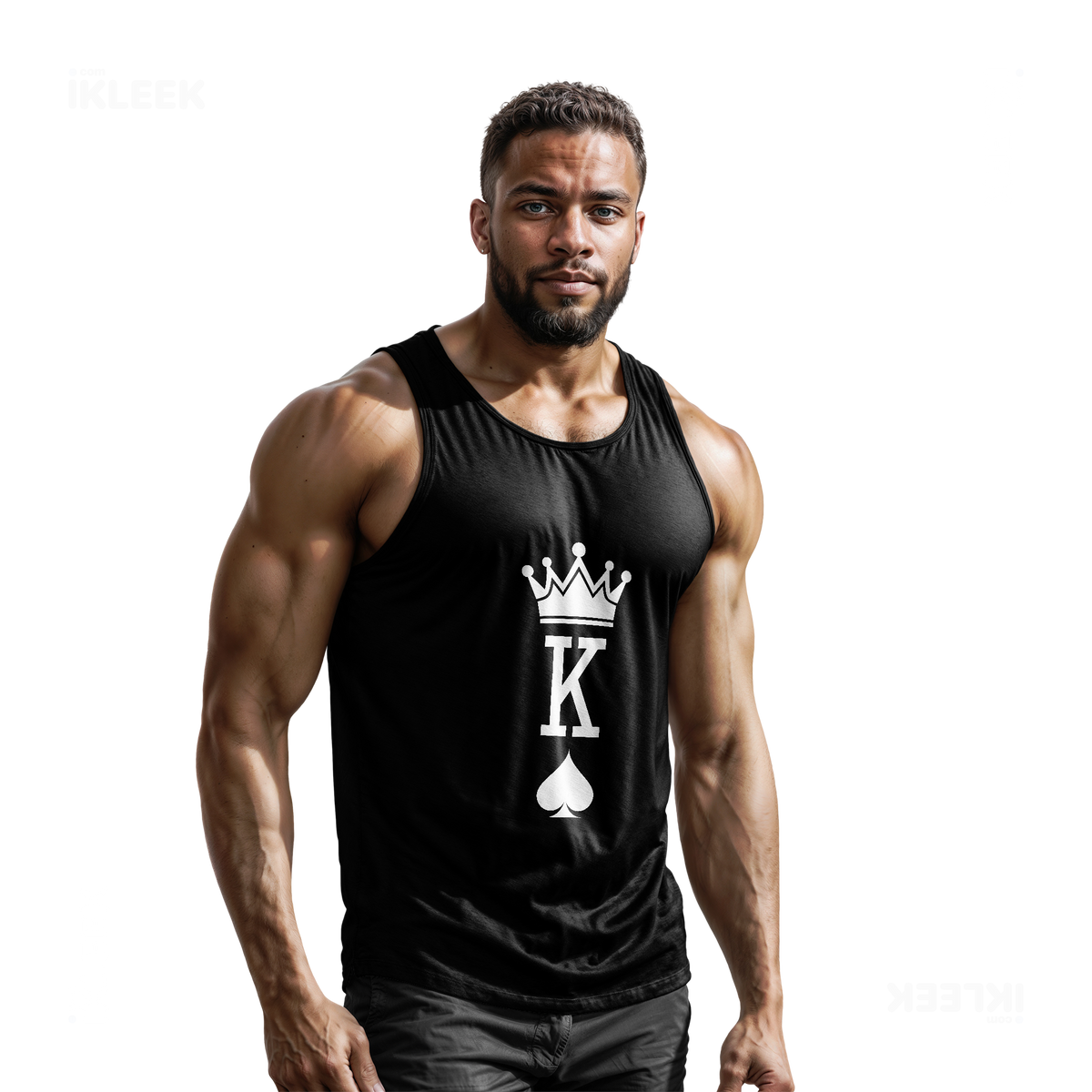 KingOfSpades Tank Tops 02 Black