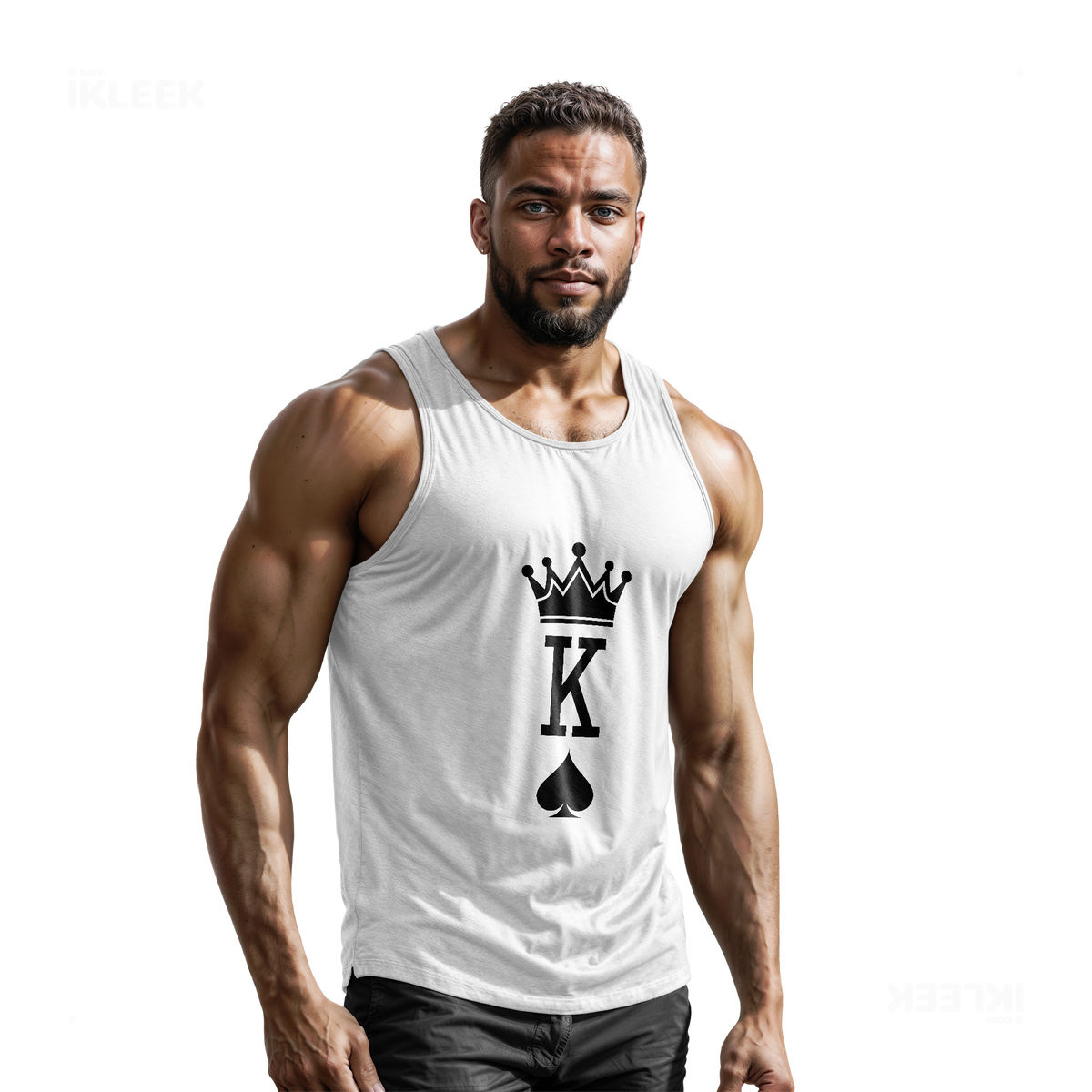 KingOfSpades Tank Tops 02 White