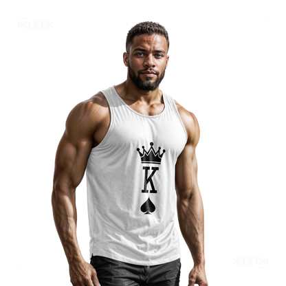 KingOfSpades Tank Tops 02 White
