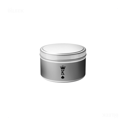KingOfSpades Tin Candle 04 Silver