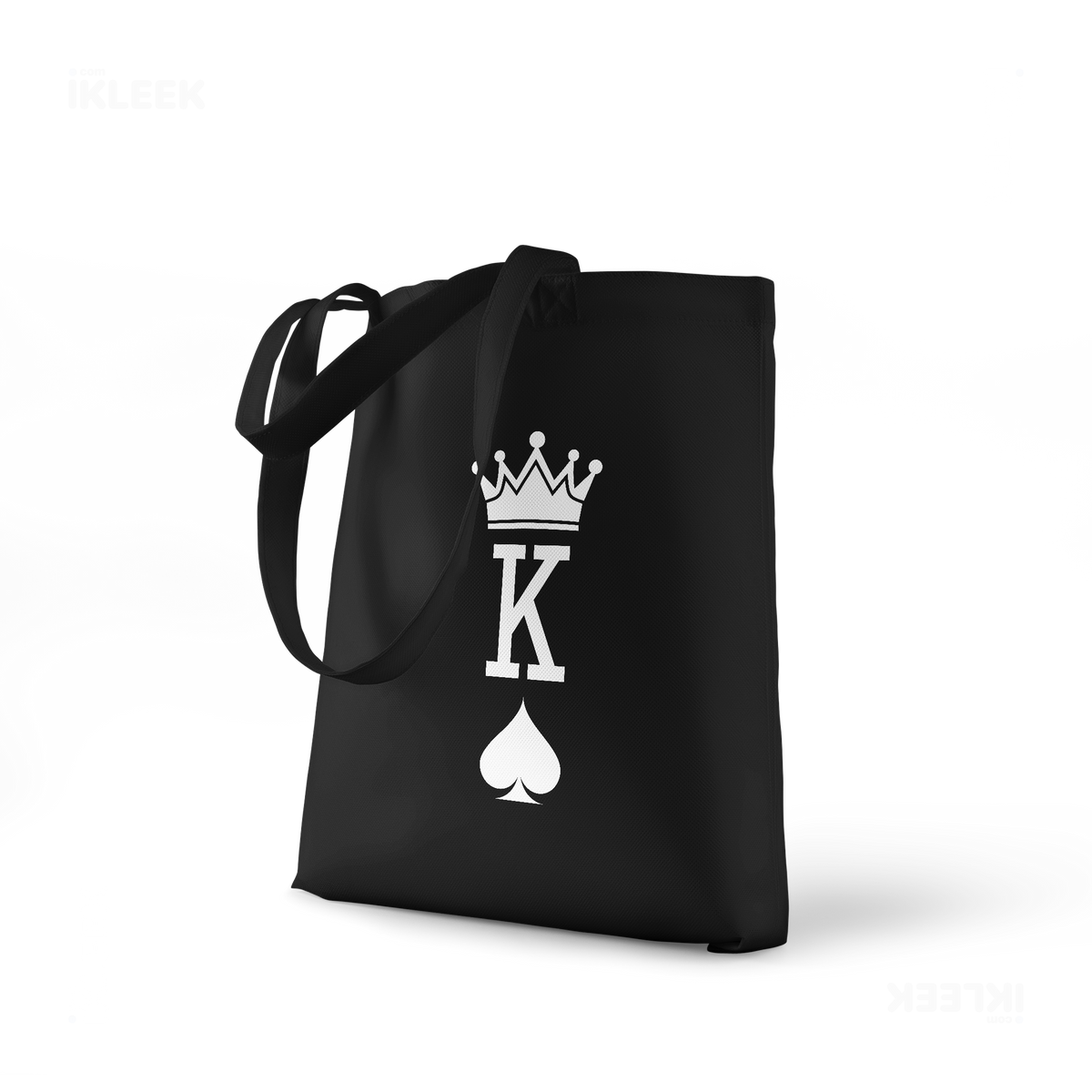KingOfSpades Tote Bags 01 Black