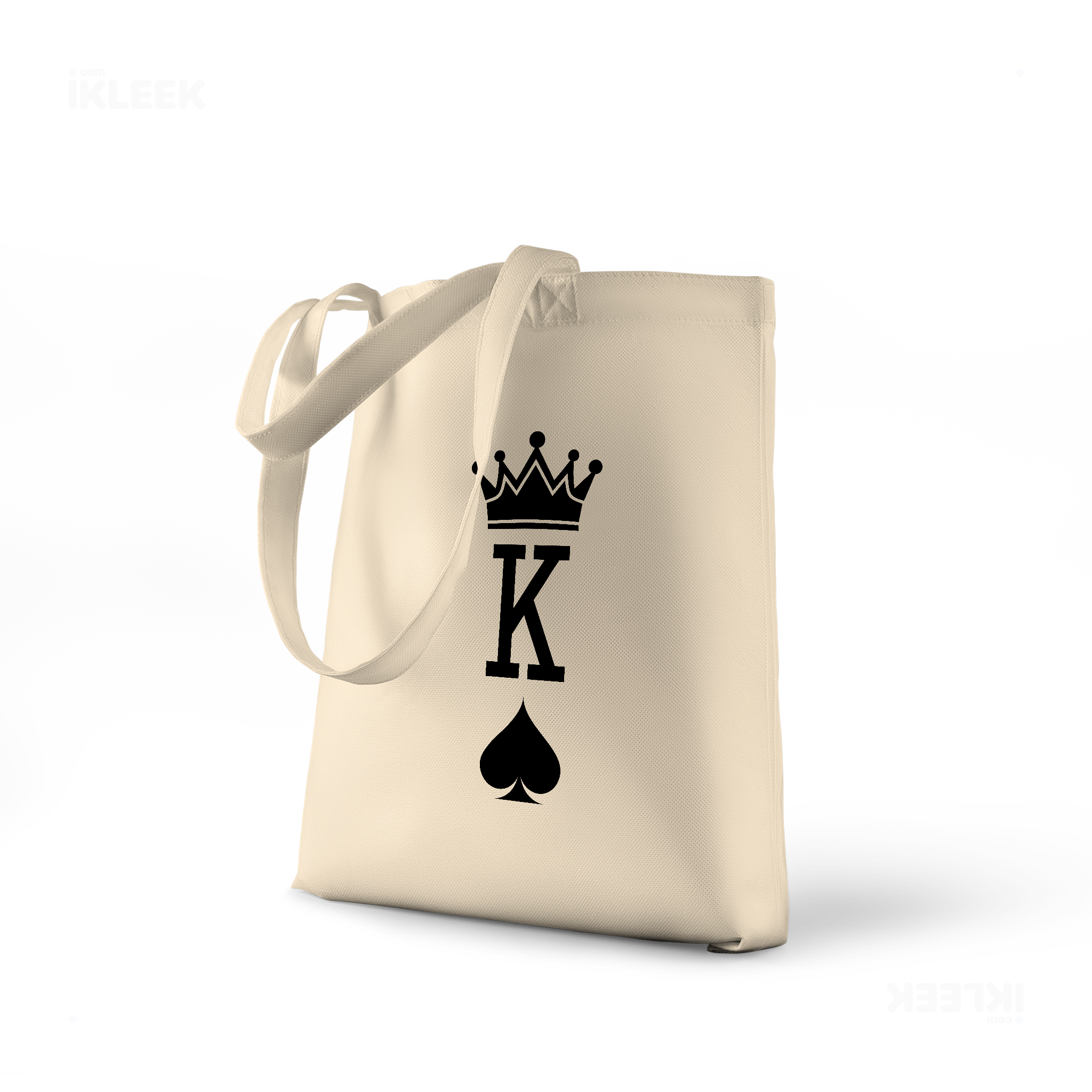KingOfSpades Tote Bags 01 Natural