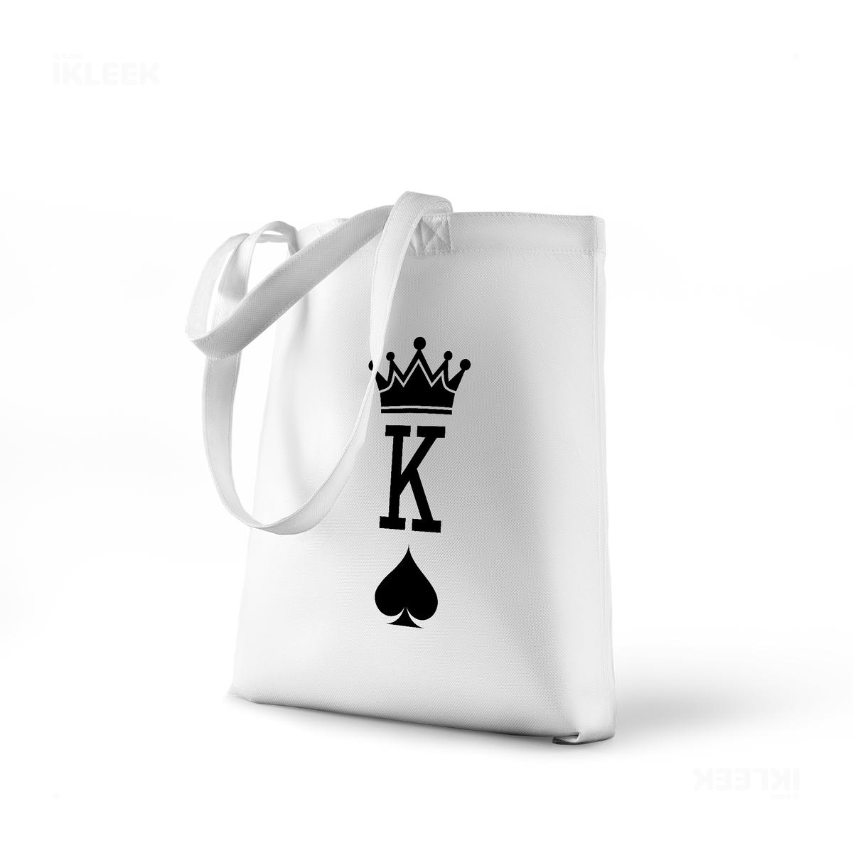 KingOfSpades Tote Bags 01 White
