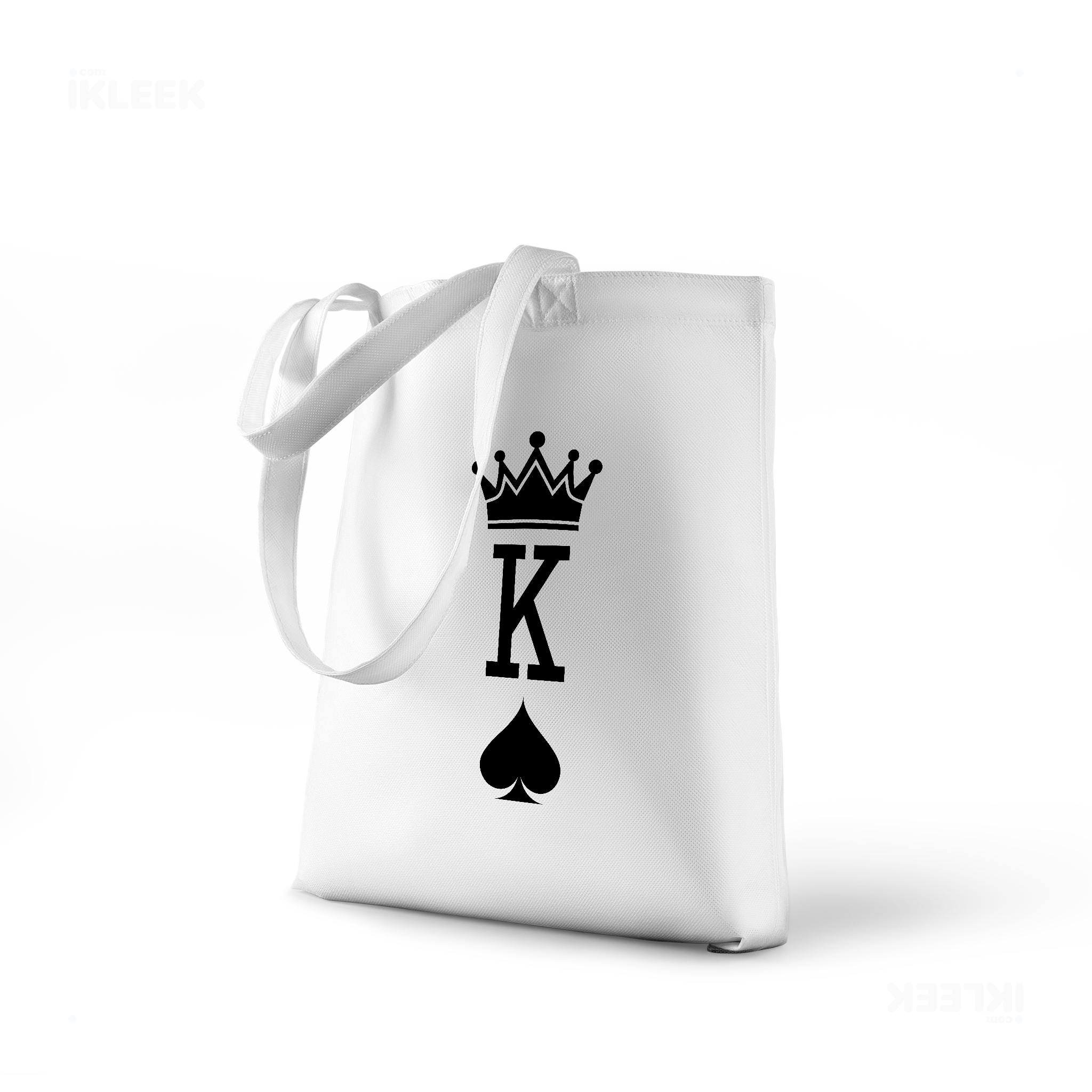 KingOfSpades Tote Bags 01 White