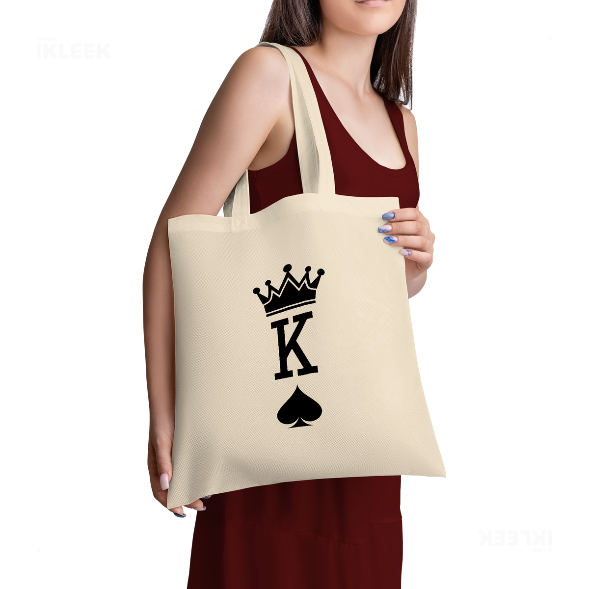 KingOfSpades Tote Bags 02 Natural