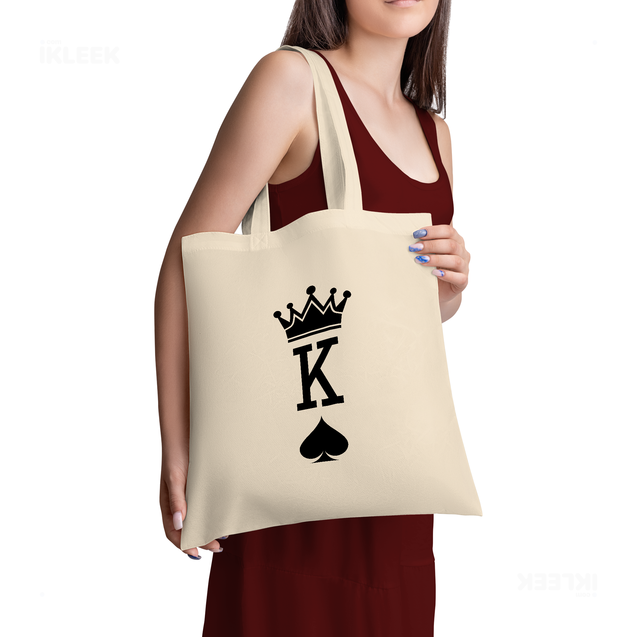 KingOfSpades Tote Bags 02 Natural