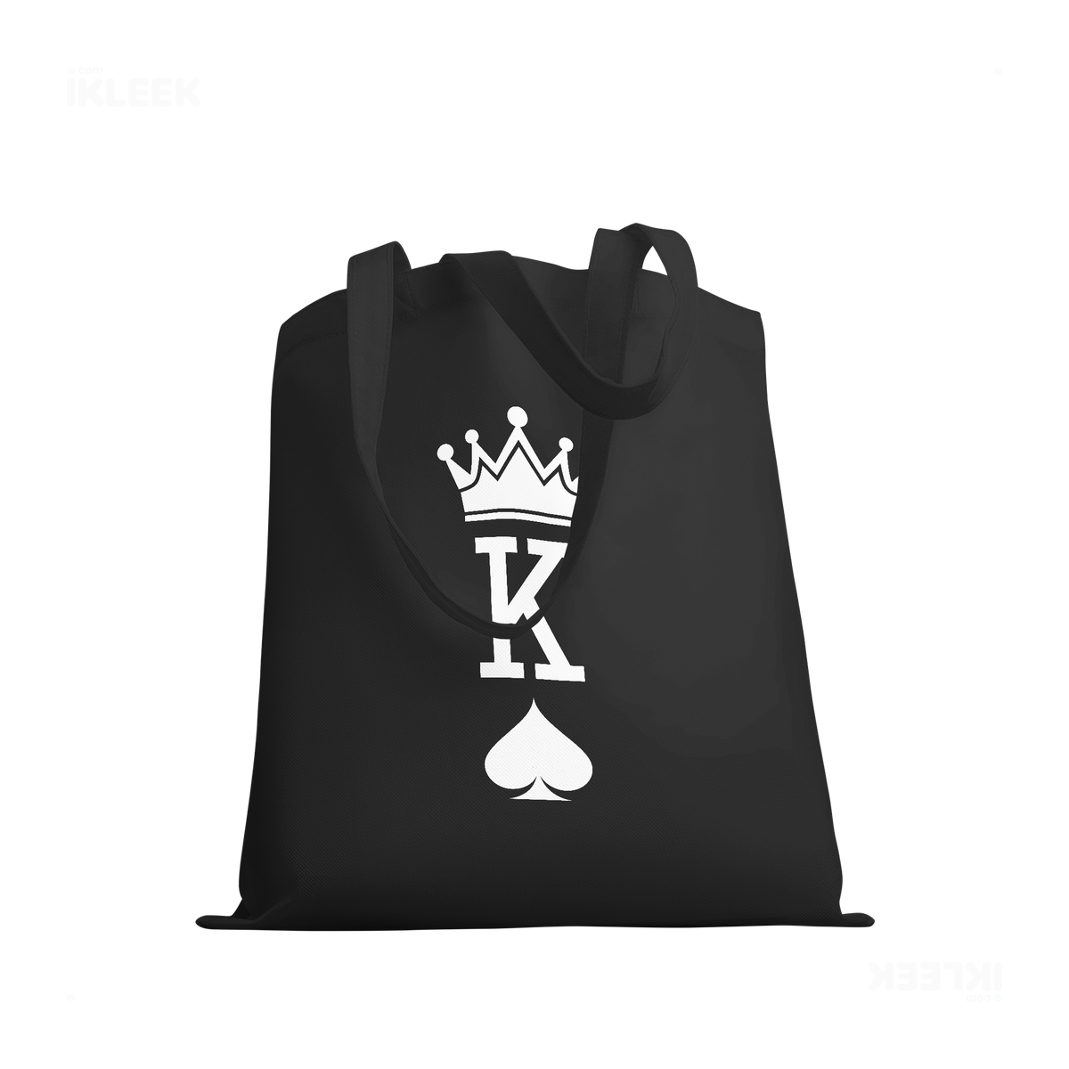 KingOfSpades Tote Bags 03 Black