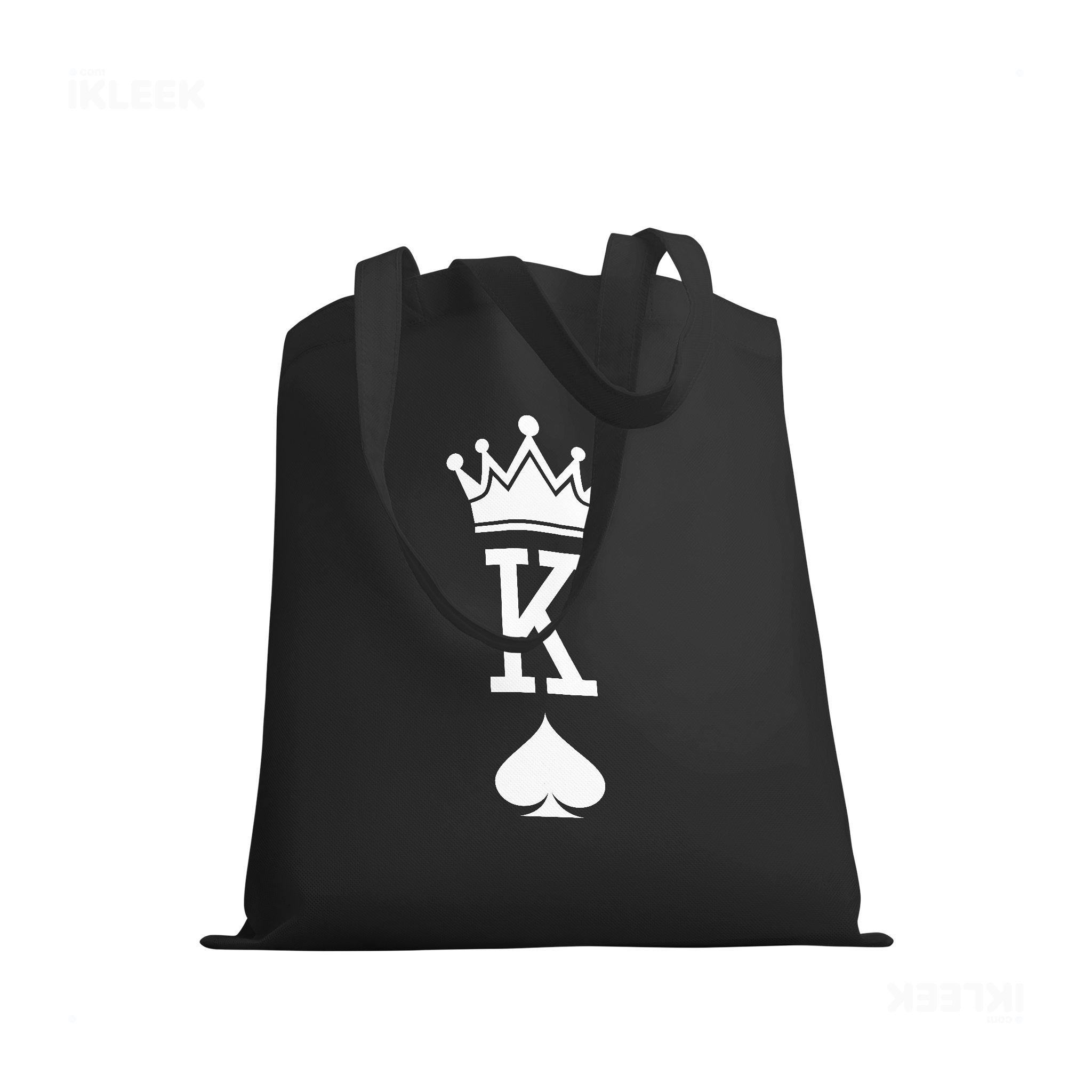 KingOfSpades Tote Bags 03 Black
