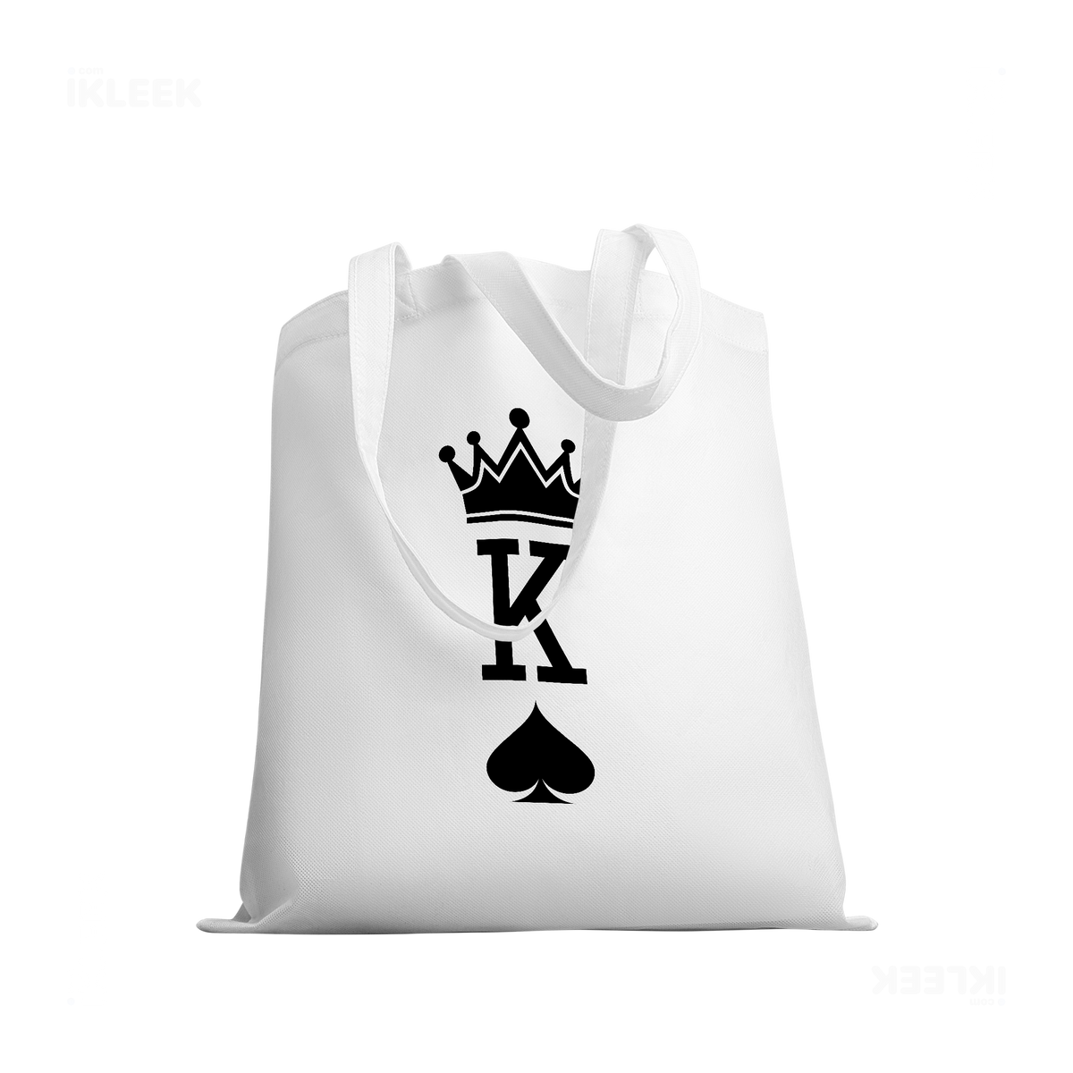 KingOfSpades Tote Bags 03 White