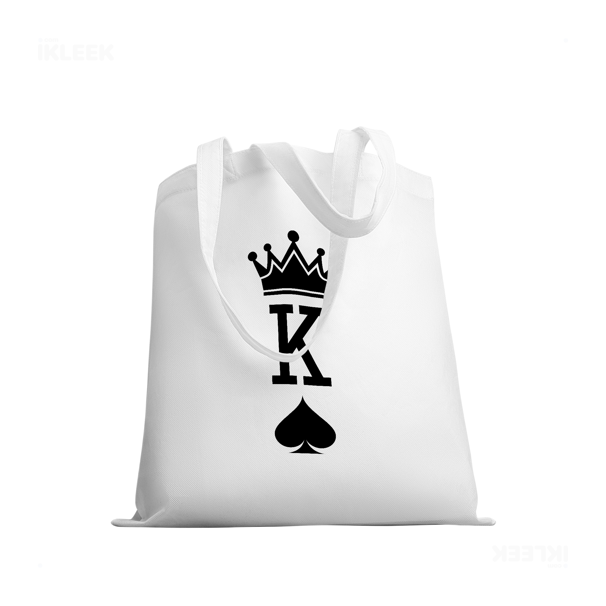 KingOfSpades Tote Bags 03 White