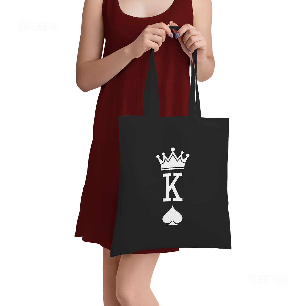 KingOfSpades Tote Bags 05 Black