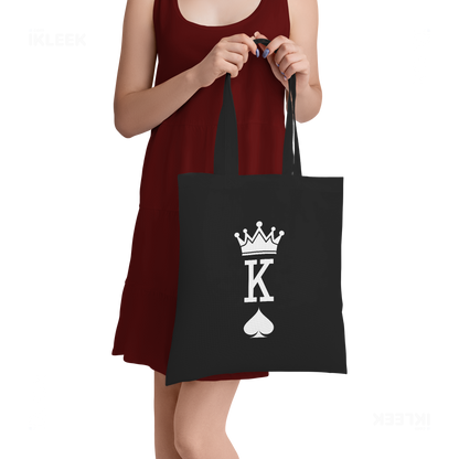 KingOfSpades Tote Bags 05 Black