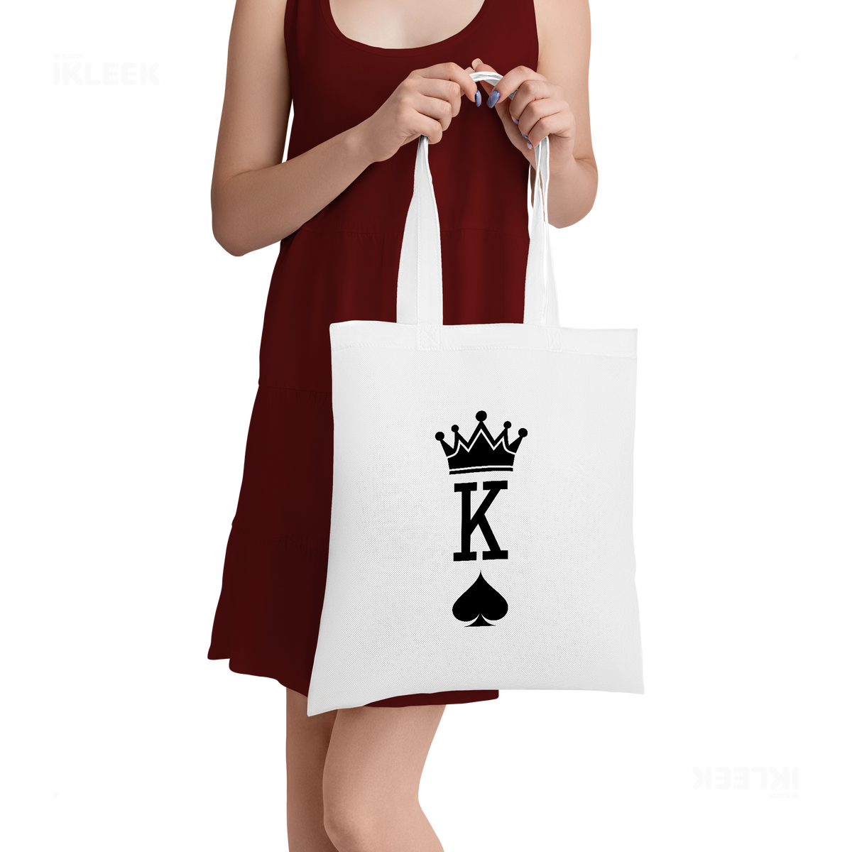 KingOfSpades Tote Bags 05 White