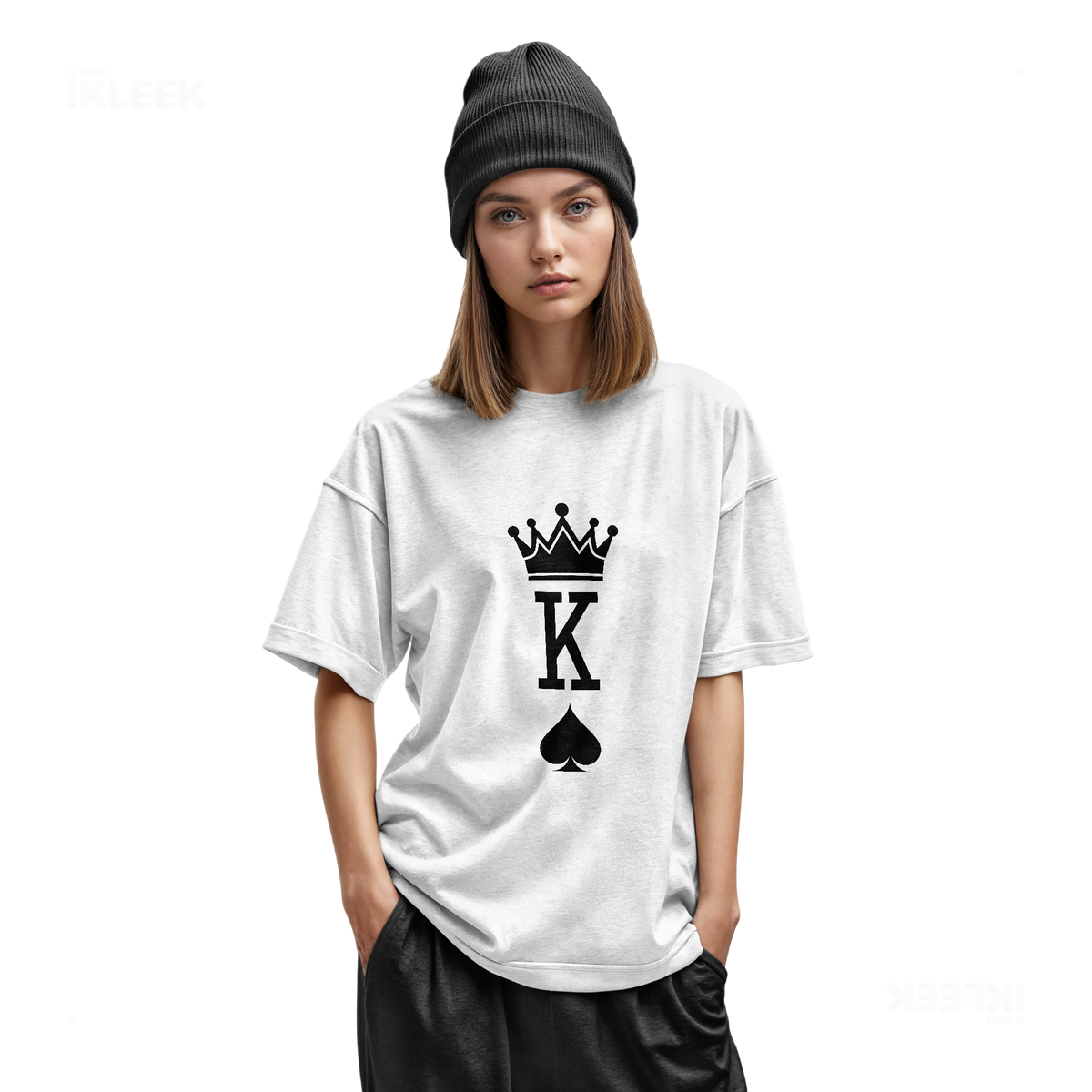 KingOfSpades Youth T Shirt 02 White