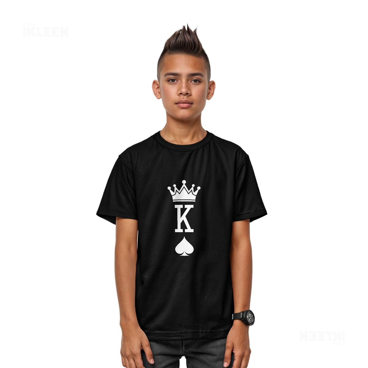 KingOfSpades Youth T Shirt 03 Black