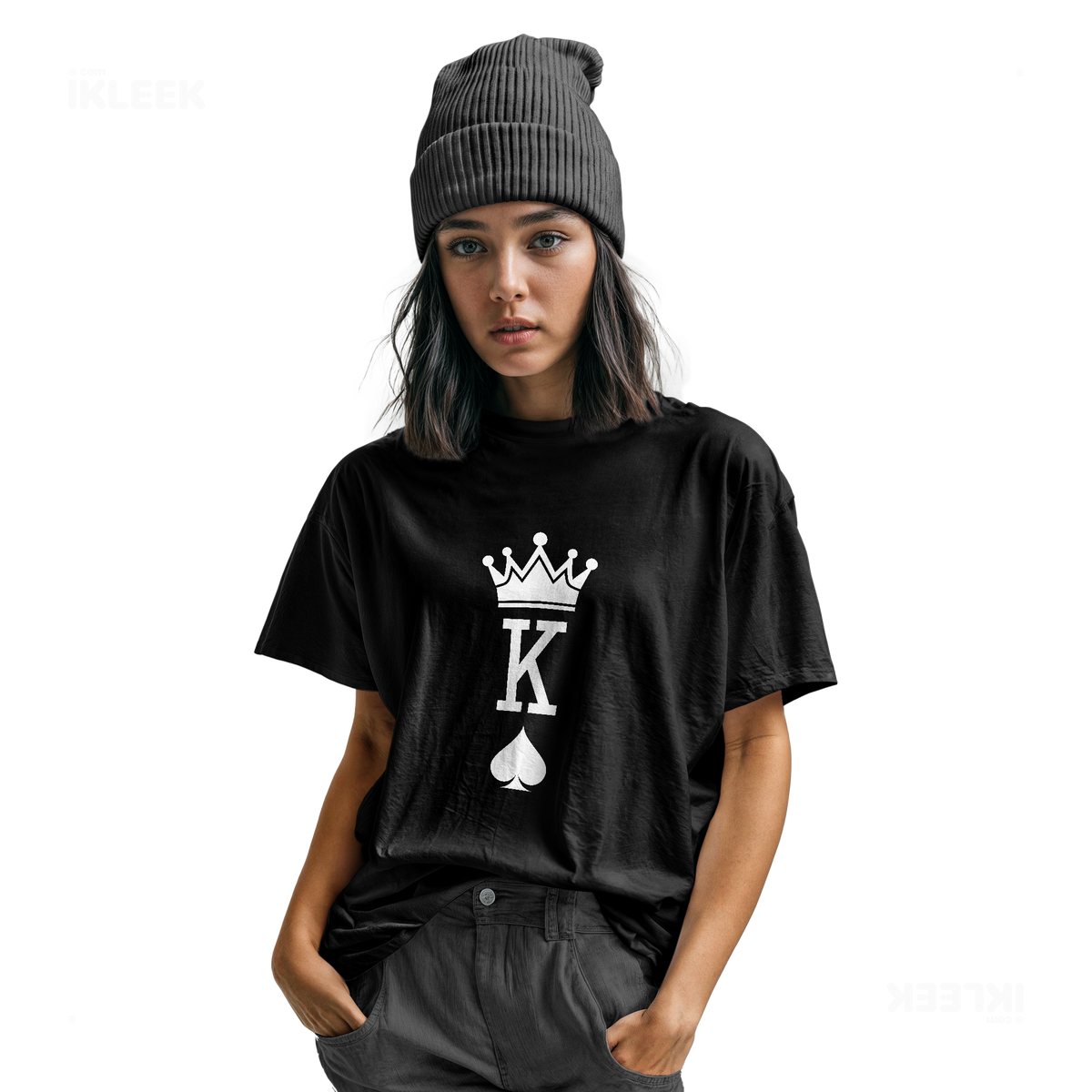 KingOfSpades Youth T Shirt 04 Black